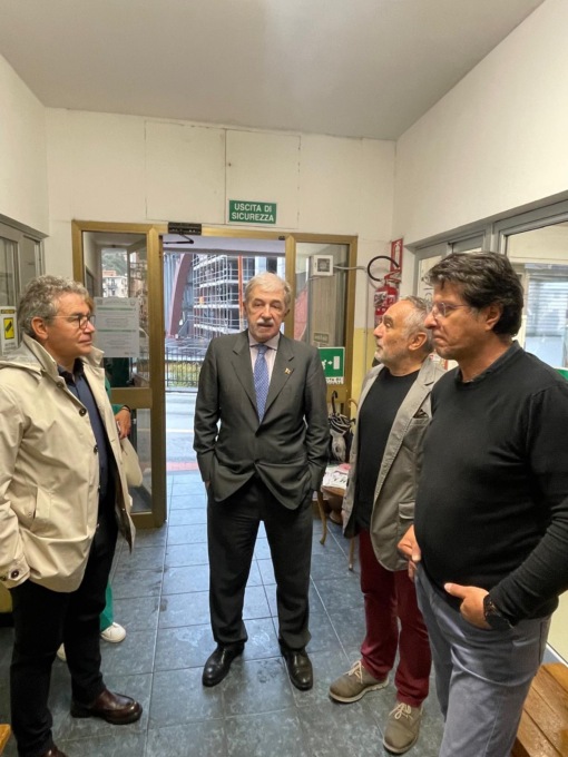 Il tour elettorale nel levante di Bucci inizia da Recco