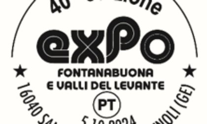 Poste Italiane, annulli speciali per la 40ª edizione dell’Expo Fontanabuona e Valli del Levante