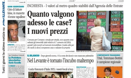 Il Nuovo Levante da oggi in edicola