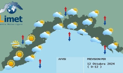 Le previsioni per sabato 12 e domenica 13 ottobre