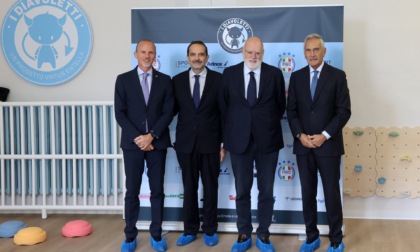 Inaugurato “I Diavoletti”, il primo asilo nido sostenuto da un club di calcio