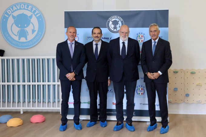 Inaugurato “I Diavoletti”, il primo asilo nido sostenuto da un club di calcio