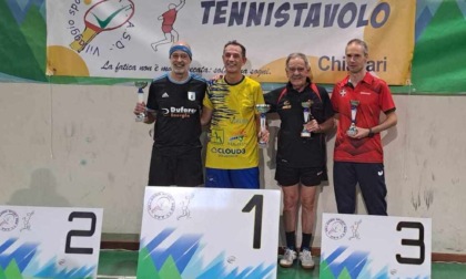 Tennistavolo, Armando Torregrossa terzo classificato al torneo di Chiavari