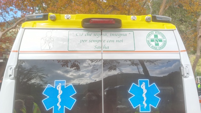 Inaugurati i nuovi veicoli della Croce Verde, uno in ricordo di Sasha Velikanov