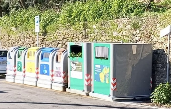 A Zoagli nuove campane per la raccolta del verde