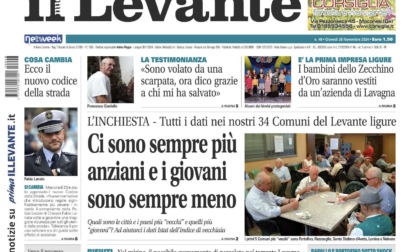 Il Nuovo Levante da oggi in edicola