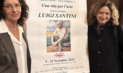 Inaugurata a Palazzo Rocca  la mostra dedicata a Luigi Santini