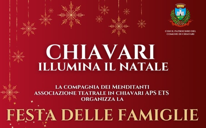 Domenica 1 dicembre Chiavari inaugura le festività natalizie