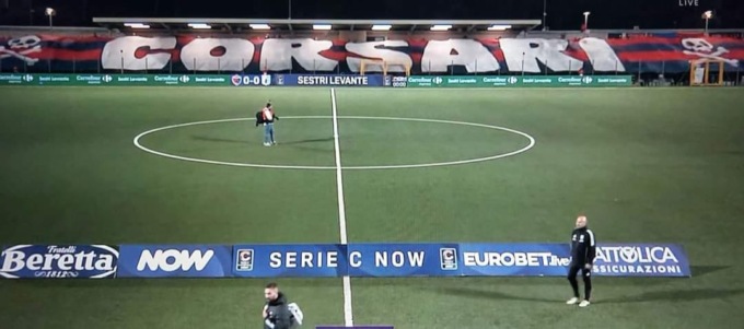 Sestri Levante multato di 1000 euro dopo il derby con la Virtus Entella