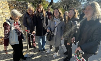 Recco, aperta la nuova strada per il cimitero di Polanesi