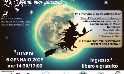 "La befana vien giocando", l'appuntamento a Villa Sottanis