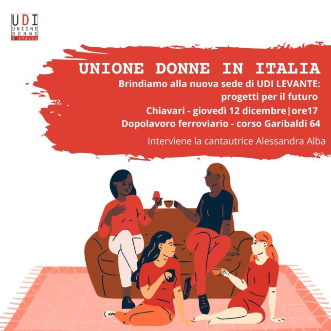 Nasce la nuova sede dell’UDI Levante a Chiavari