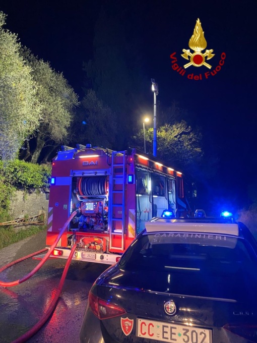 Cantina a fuoco in Valle dei Berissi