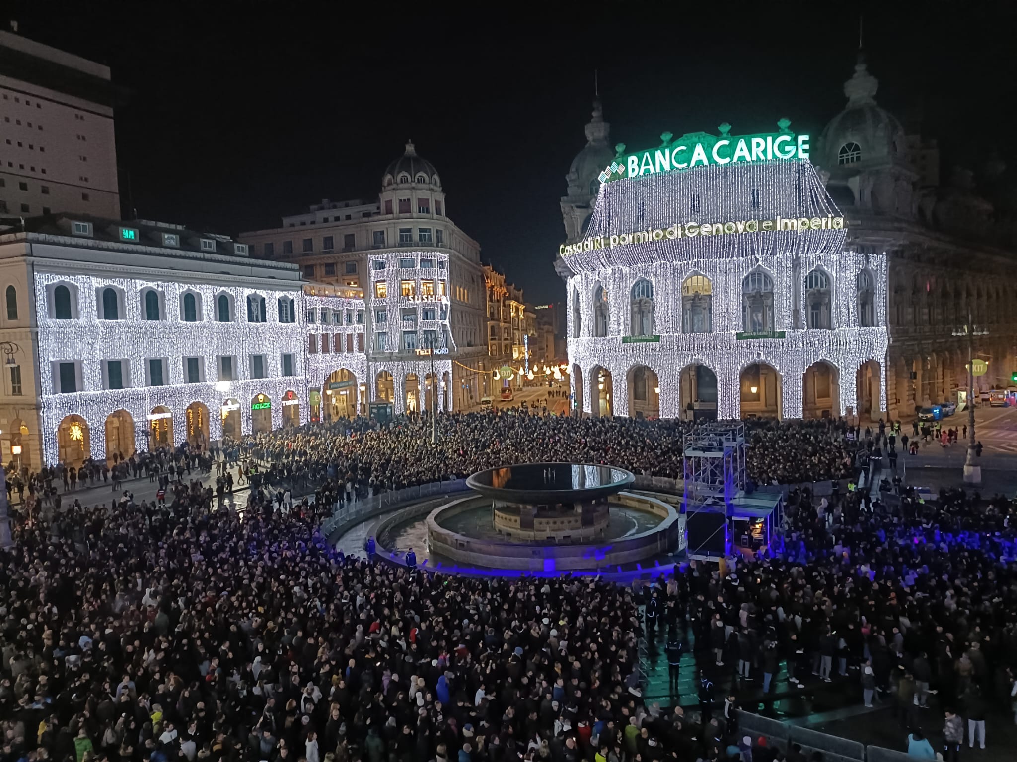 Prima serata Tricapodanno Genova 2024