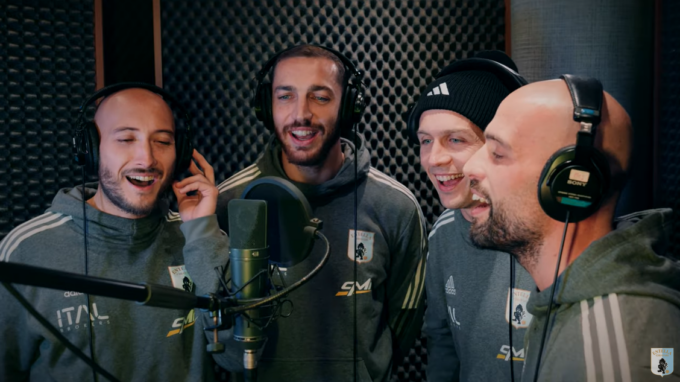 “La voglia di sognare”, la canzone di Natale della Virtus Entella