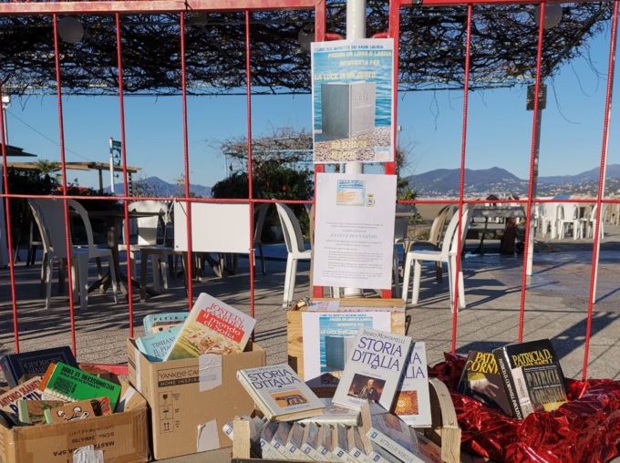 Sestri e “I Libri sul Muretto”, l’iniziativa a favore del progetto “La Luce di un Gesto”