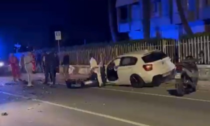 Incidente a Lavagna, frontale sull’Aurelia e auto ribaltata