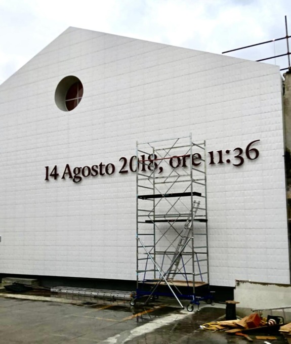 Oggi l’inaugurazione del memoriale per le vittime del crollo del Ponte Morandi