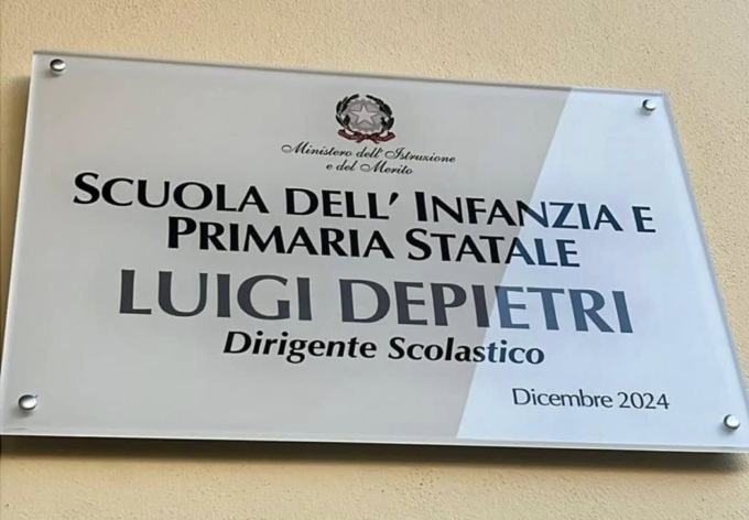 Castiglione Chiavarese, la scuola del paese intitolata a Luigi Depietri