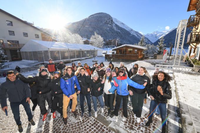 A scuola di… Coppa del Mondo: 36 studenti in pista a Cogne