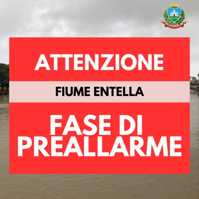 Scattato il preallarme per il superamento delle soglie del fiume Entella