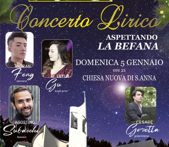 “Aspettando la Befana”, il concerto lirico a Rapallo