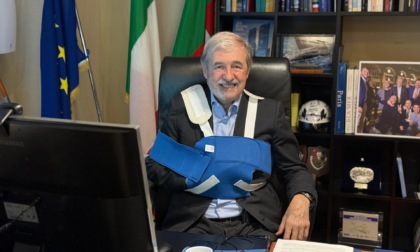 Incidente per il presidente della Regione Marco Bucci