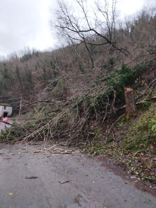 Leivi: transito interrotto sulla strada Scaruglia – Cogozzale – Maggi