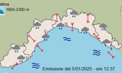 Meteo: continua la fase piovosa