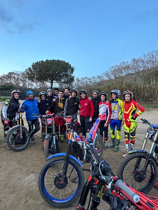 I piloti del Trial team Aveto volano in Spagna