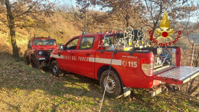 Incendio boschivo a Uscio, identificato un abitante del posto