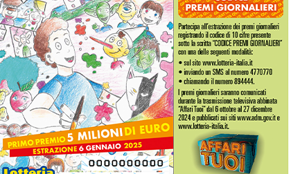 Lotteria Italia, a Rapallo vinti due premi da 70mila euro complessivi