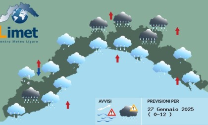 Meteo: criticità possibili sul Levante sul finire della giornata