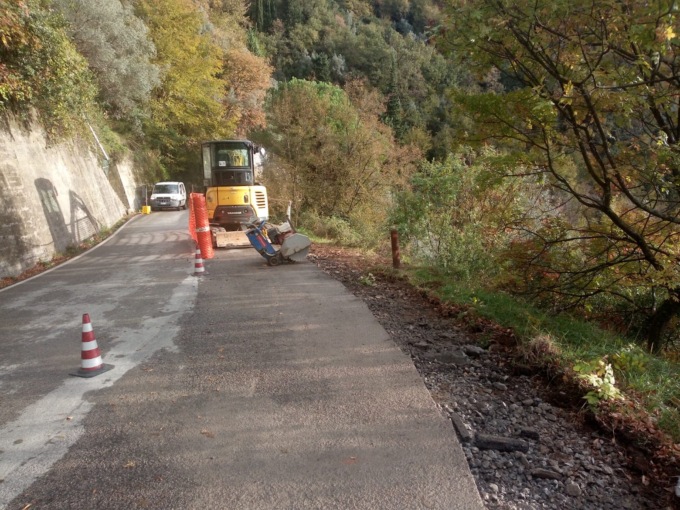 Sori, proseguono i lavori di consolidamento della SP71