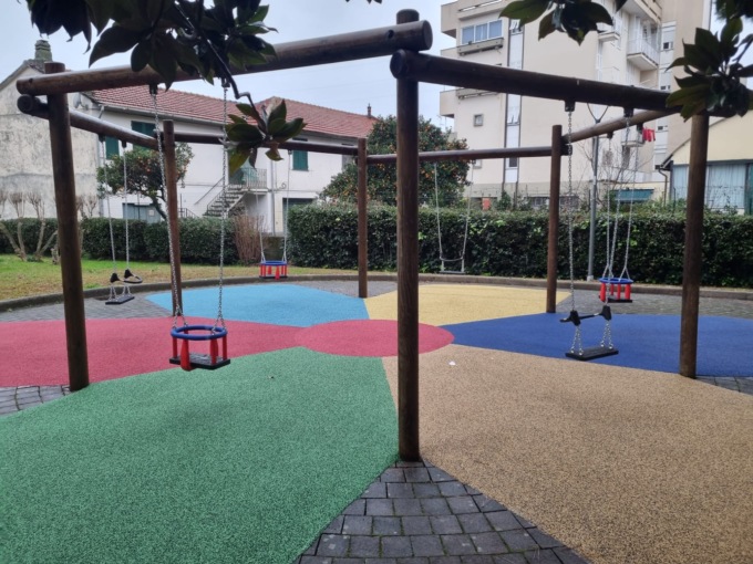 Sestri, conclusi i lavori nell’area giochi di via Sedini