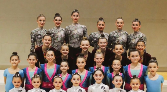 Ginnastica estetica di gruppo: la Pro Recco fa il pieno di medaglie