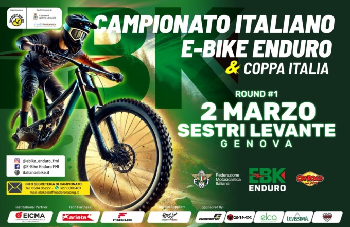 Campionato Italiano E-Bike Enduro & Coppa Italia a Sestri, modifiche alla viabilità