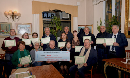 Consegnato il ricavato della cena natalizia dei service club della Diocesi