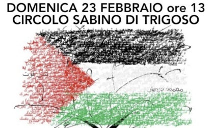 Riva Trigoso, arriva il pranzo solidale per il popolo palestinese