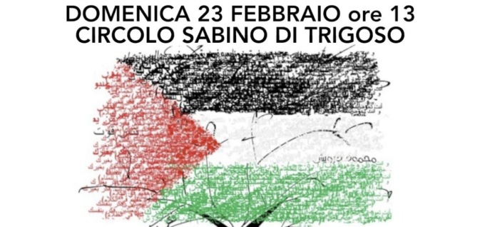 Riva Trigoso, arriva il pranzo solidale per il popolo palestinese