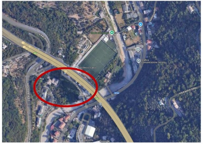 Campo sportivo San Rocco a Recco, restyling del parcheggio in vista