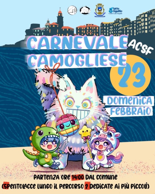 Meteo incerto: il carnevale camogliese rimandato a domenica 2 marzo