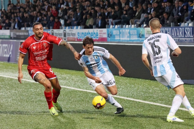 La Virtus Entella batte 1-0 il Perugia