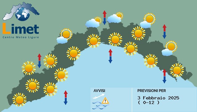 Meteo: giornate stabili ed in prevalenza soleggiate