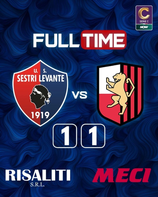 Sestri: la partita contro la Lucchese finisce 1-1