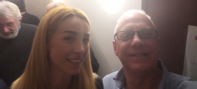 Stefano Chiesa di Azione a Genova all’apertura di campagna elettorale di Silvia Salis