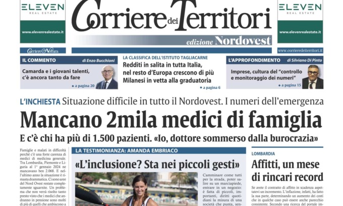 Il nuovo Corriere dei Territori nelle edicole del Nord Ovest, l’inchiesta sui medici di famiglia