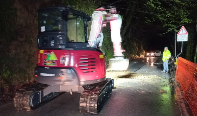 La SP14 di Davagna riaperta al traffico nelle prime ore del mattino