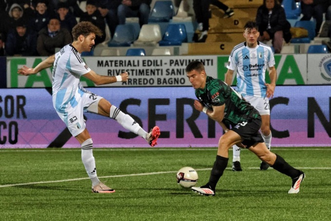 Serie C, l’Entella vince 3 a 1 contro il Pontedera