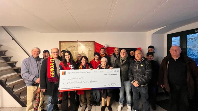 2000 euro donati alla Croce Verde grazie alla bicchierata solidale